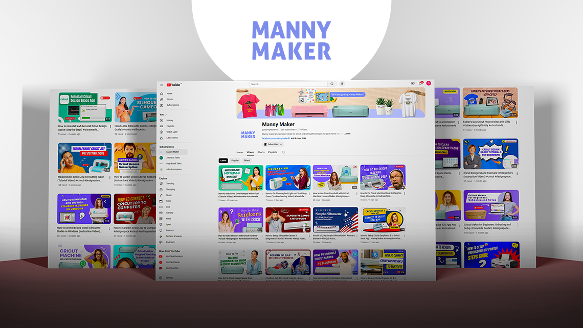 Manny maker youtube