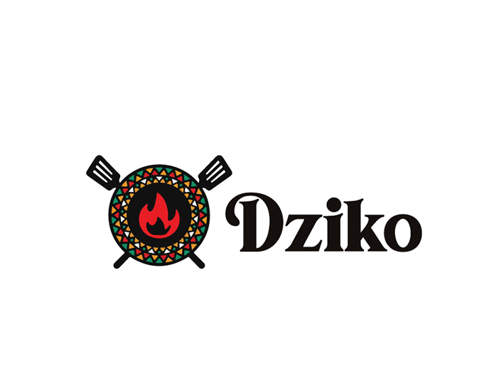 Dziko | Vibrant Logo Design for Restaurant and Cafe