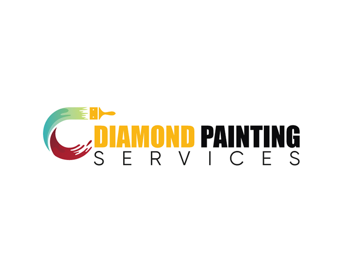 Diamond Painting Services | Painting Agency Logo Design