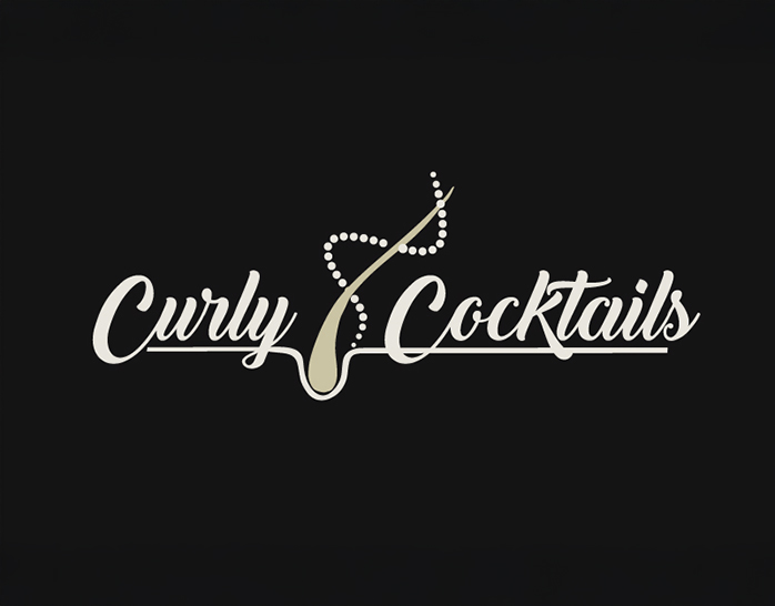 Curly Cocktails - Gorgeous Curly Hair Products Retail Branding