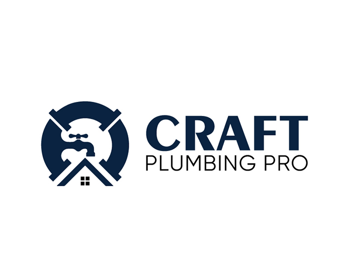 Craft Plumbing PRO - Plumbing Services Agency Logo Design