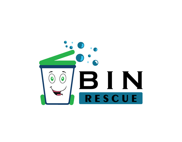 Bin Rescue | Logo for Waste Pickup and Disposal Services