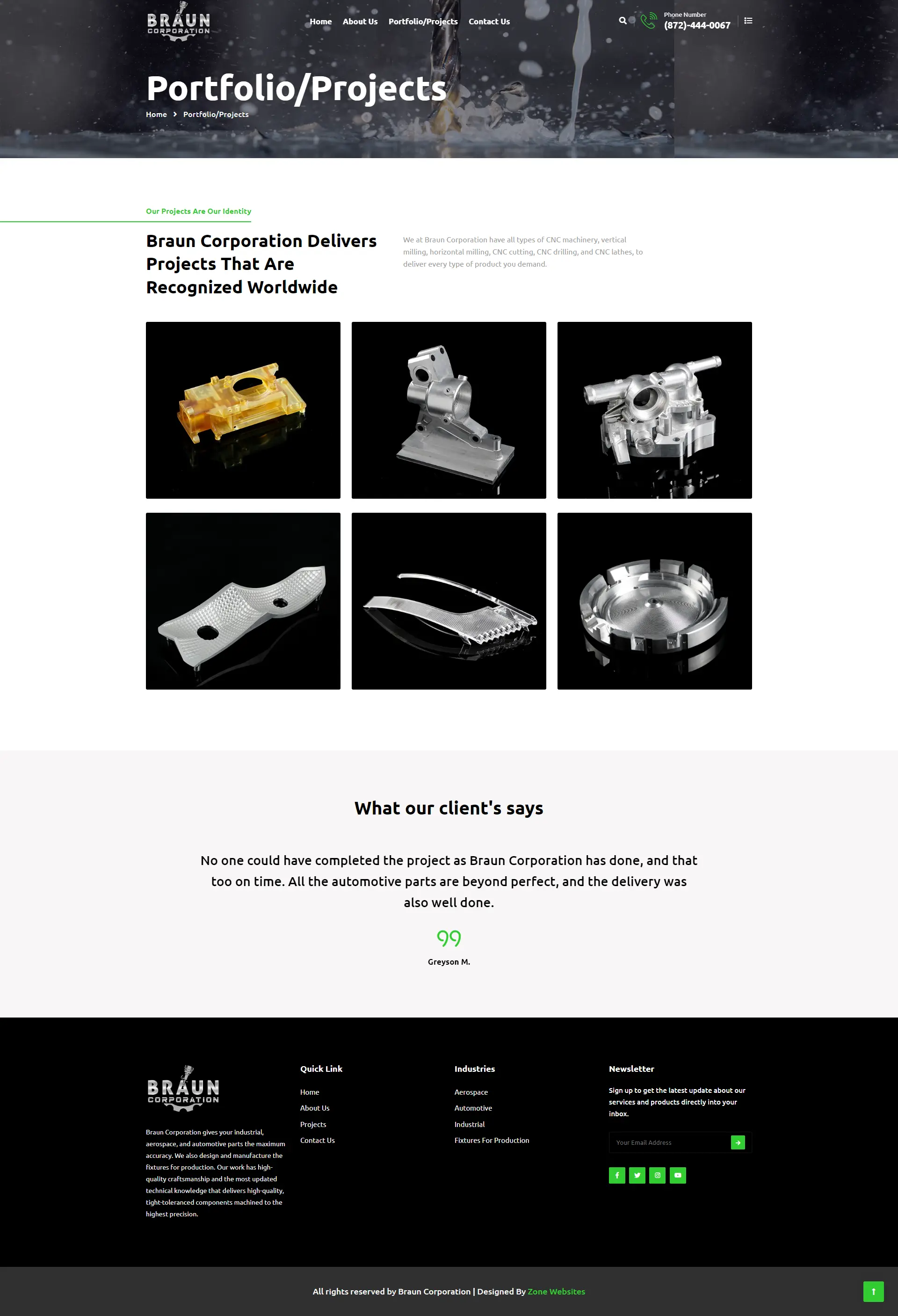 automotive, aerospace, production