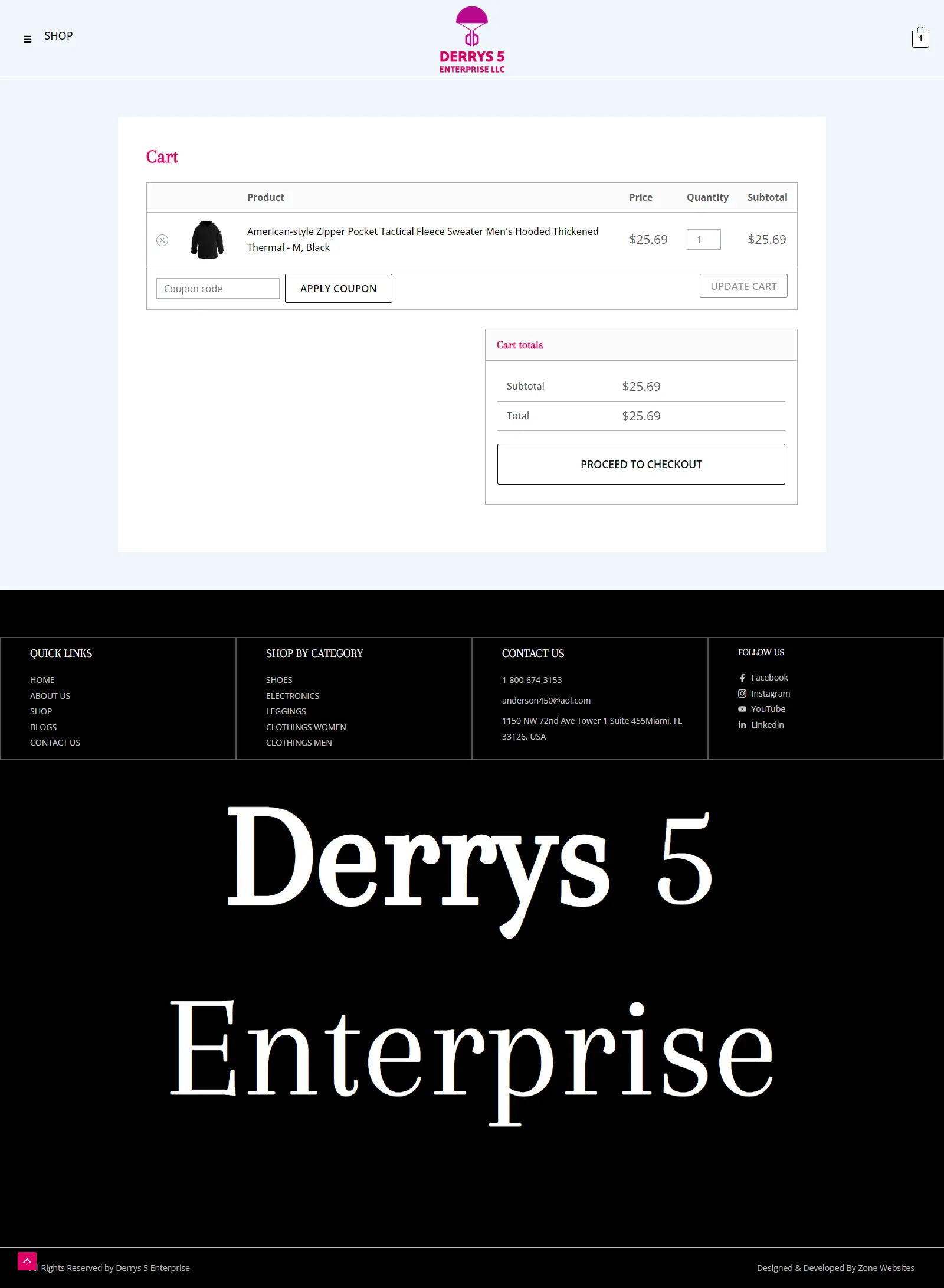 cart page design