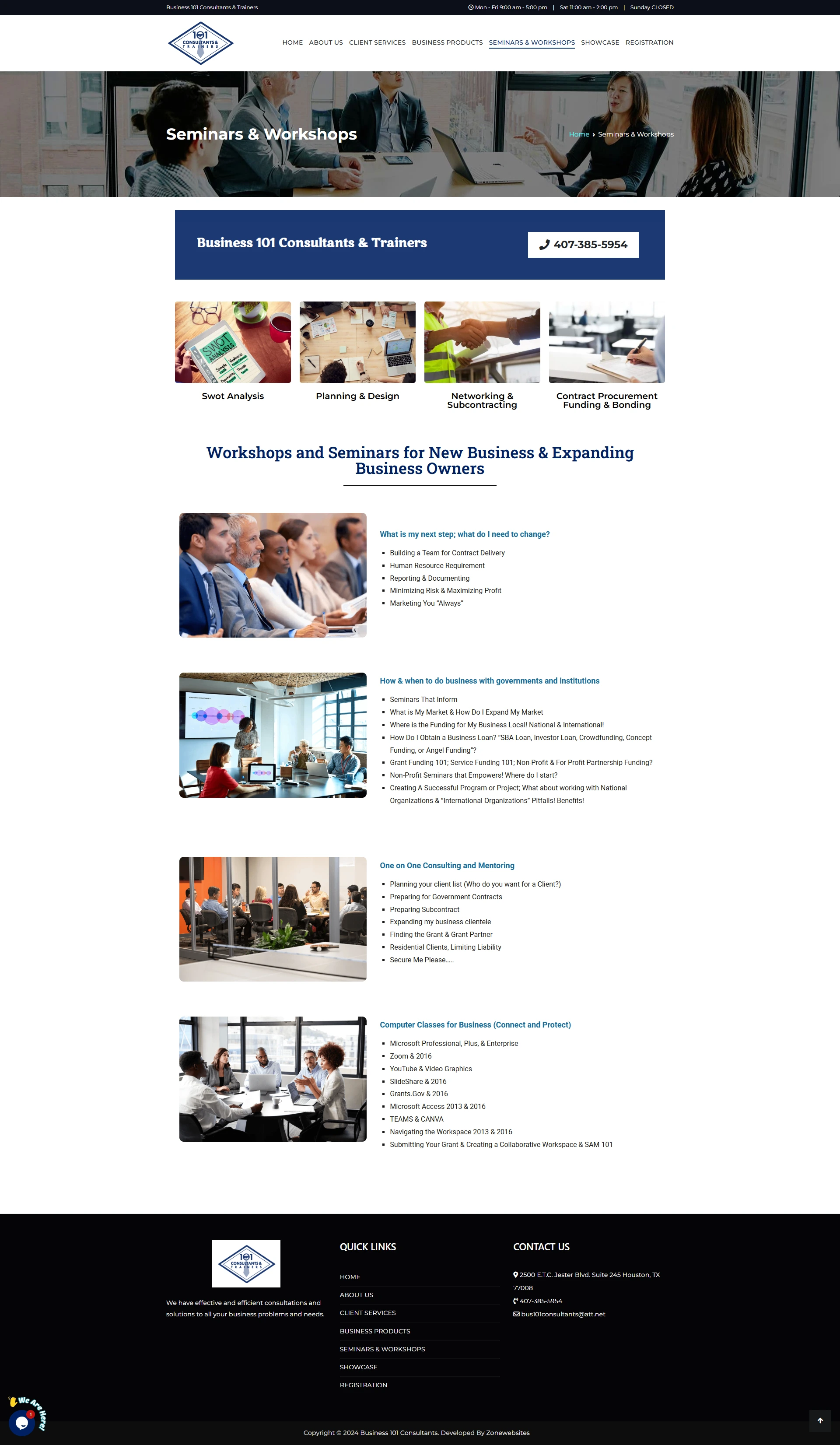 workshops