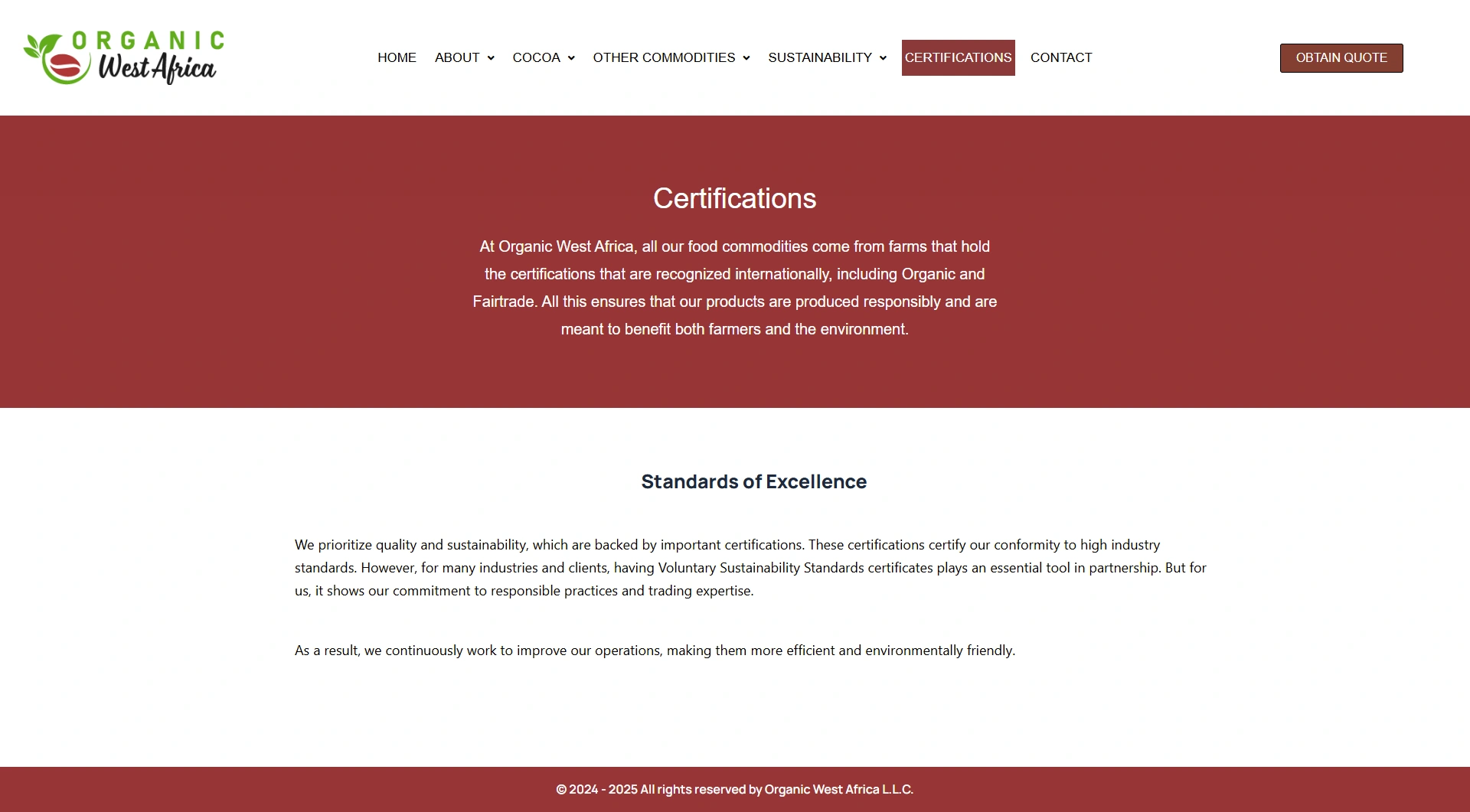 Certifications
