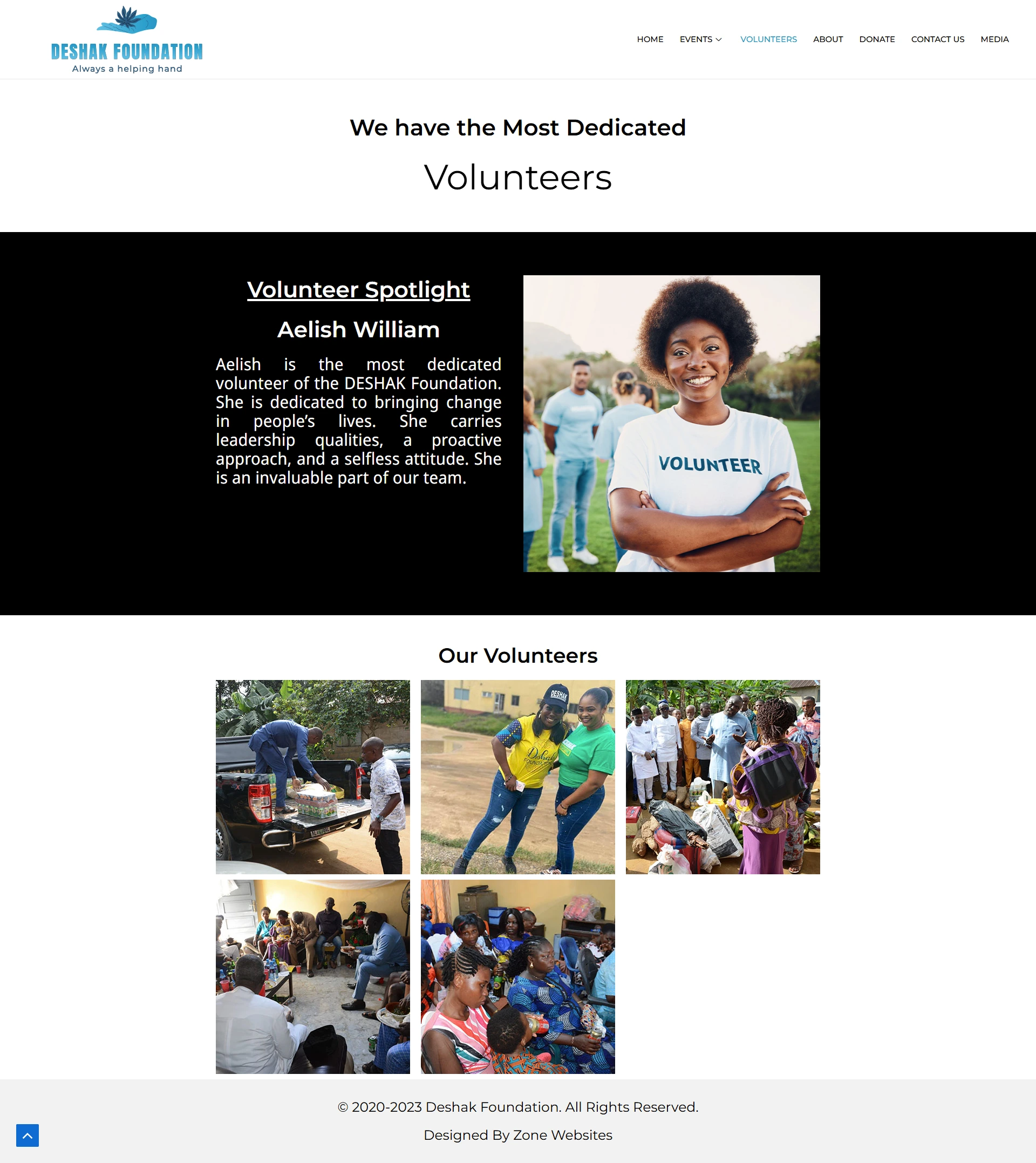 volunteers