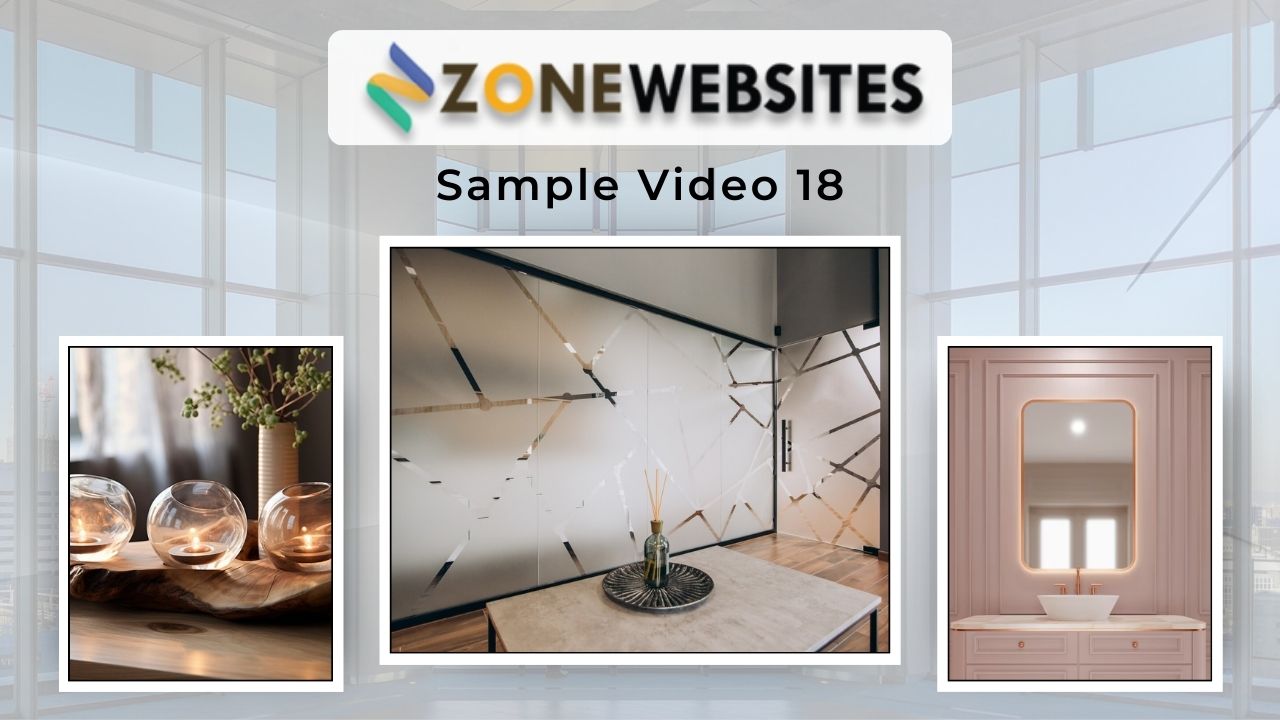 Promo Video for Custom Glass and Mirrors Services for Diverse Spaces