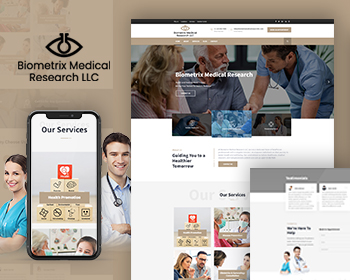 Biometrix | MultiConcept Medical & Health Care Website Layout