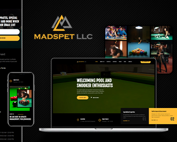 Madpet - Sports Agency Website Layout