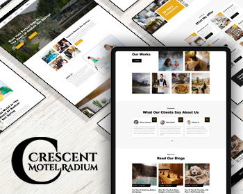 Crescent - Hotel Appointment Website Layout