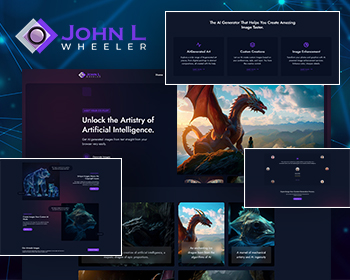 John L Wheeler - AI-Generated Images Website Template