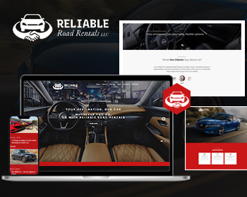 Reliable - Rental Cars Website Layout