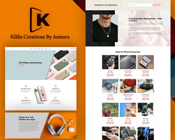 E-commerce Website Layout for Online Presence