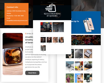 Kilila Creations | Online Store Website Design