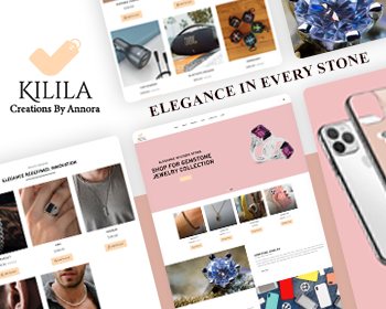 Kilila | Jewelry and Mobile Accessories Website Template