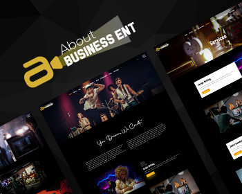 About Business ENT - Art and Entertainment Website Design