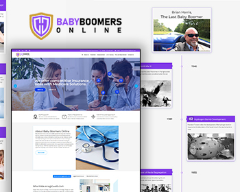 Baby Boomers Online - Insurance Website Template