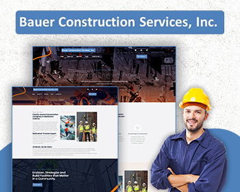 Bauer Construction | Design and Construction Website Design