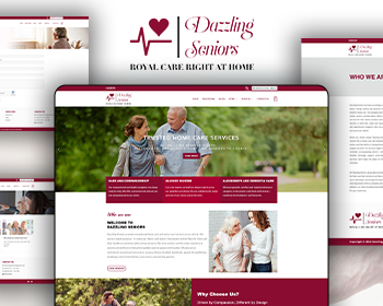 Dazzling Seniors - Modern Healthcare Website Layout