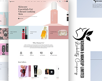 Fashion and Beauty Cosmetics Store Website Design