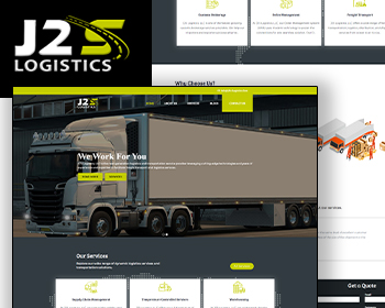 J2S Logistics - Trucking Website Template for Success
