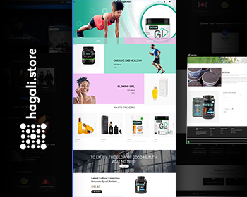 Hagali Store | Health and Beauty E-commerce Website Design