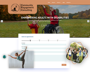 Education & Sensory Integration Consulting Website Layout