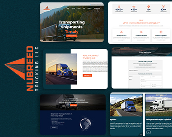 Nubreed Trucking LLC | Trucking and Transportation Website Design