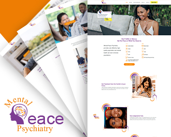 Mental Peace Psychiatry - Mental Healthcare Services Website Template
