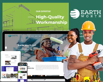 General Contracting Services Website Template | Earth Worth