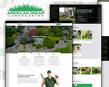 Construction and Landscaping Services Website Template