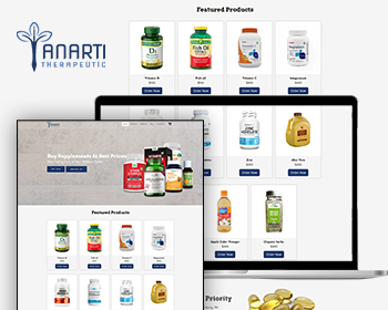 Finest Naturopathic Supplements Shop Website Theme