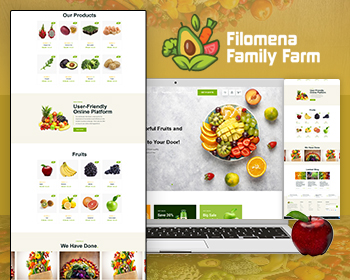 Organic Fruits & Vegetables Online Store Website Design