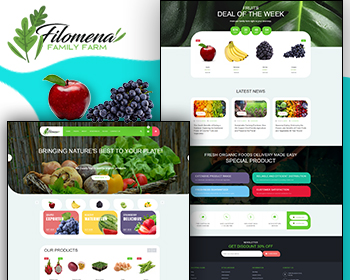 Highly-Quality Organic Products Website Template