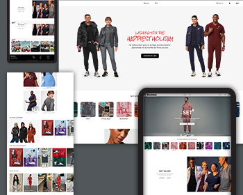 Medical Clothing E-commerce Store Website Design