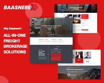 Baasnere - Trucking Website Theme for Online Presence