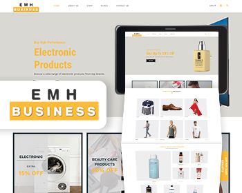 Multipurpose Online E-commerce Business Website Layout