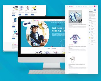 Versatile E-commerce Website Design for Kids Clothing Store