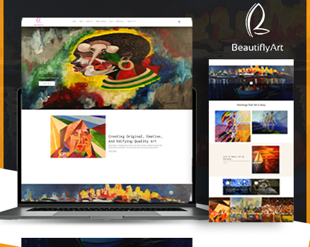 Stunning Arts Selling E-Commerce Website Design