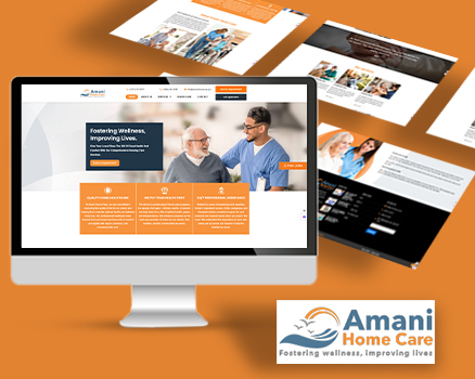 Professional Home Care Service Providers Website Layout