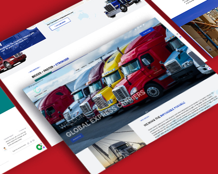 Versatile Trucking & Delivery Service Website Design