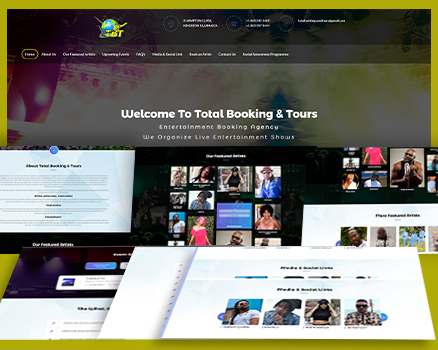 Multipurpose Live Show & Artist Booking Website Theme