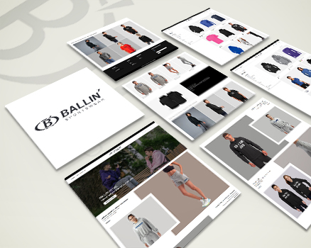 Fully-Fledged Website Layout for Sportswear Clothing Store