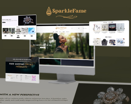 Elegant Website Template for Home Decor & Jewelry Vendors