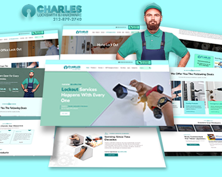 Lockout Services and Security System Website Layout