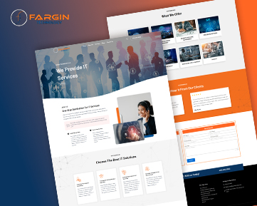 Professional-Looking IT and SaaS Companies Website Theme