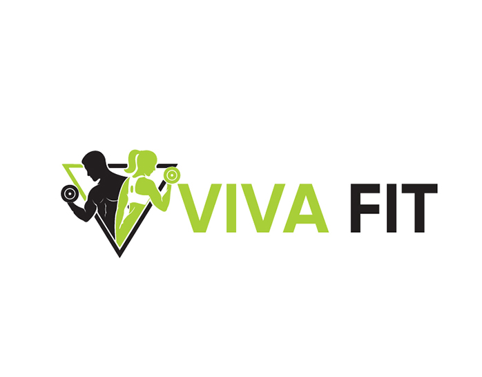 VIVA FIT - Logo for Fitness Center