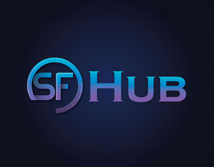 SF HUB - Logo Design for Gaming Stores