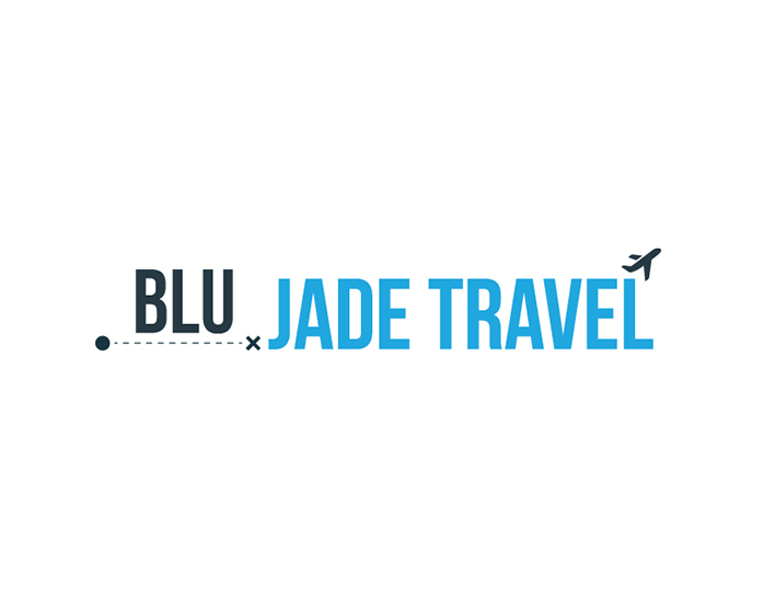 BLUE JADE TRAVEL | Logo for International Trip Packages